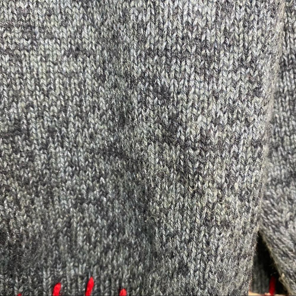 Vintage Valentine Love Cotton Cottagecore Grandma Embroidered Sweater Cardigan - Picture 12 of 12
